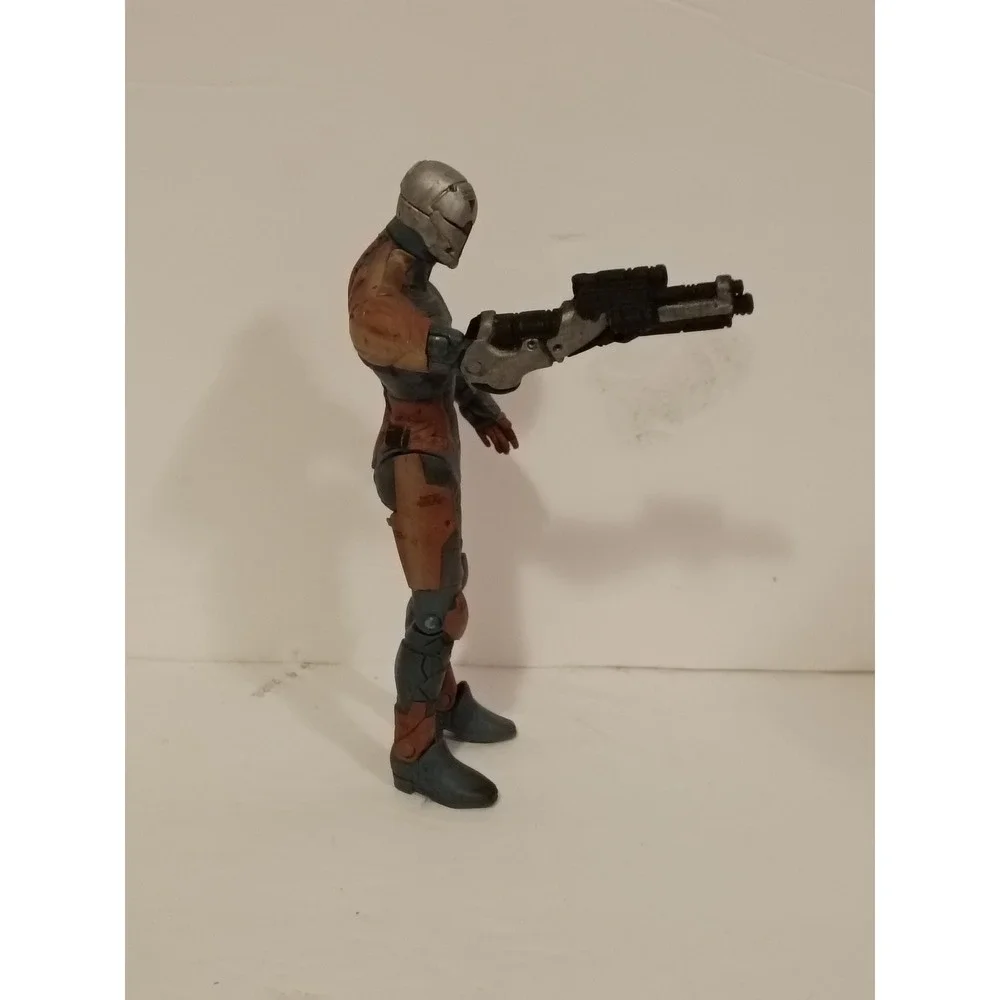 Metal Gear Solid Gray Fox Cyborg Ninja Action Figure Orange‎ Blue Silver 7 Inch